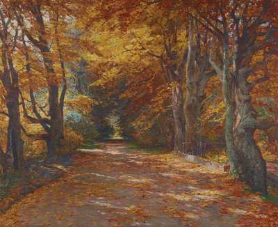 Prater Avenue in Autumn by Olga Wisinger Florian