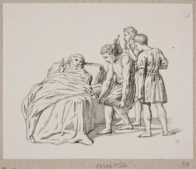 The Old Man and His Sons by Oluf Olufsen Bagge