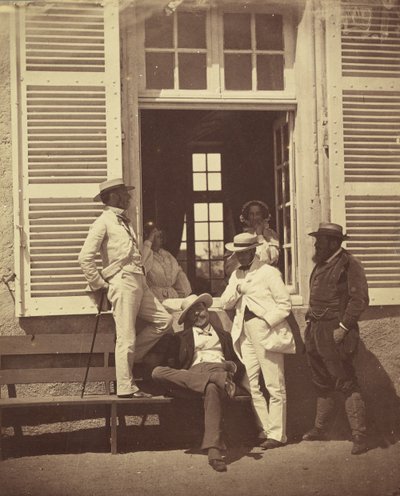 Quelques familiers de Louis Robert, ca. 1860 by Olympe Aguado