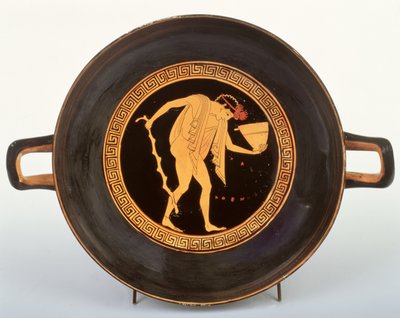 Attic Red-figure kylix, 500-480 BC by Onesimos Painter