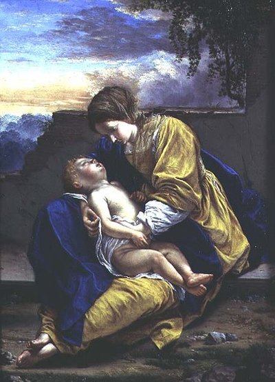 Madonna and Child by Orazio Gentileschi