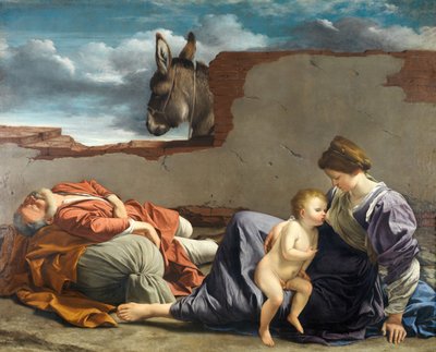 Rest on the Flight into Egypt by Orazio Gentileschi