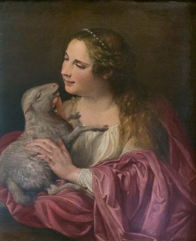St Agnes by Orazio Gentileschi