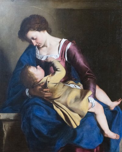 Virgin Mary and Child by Orazio Gentileschi