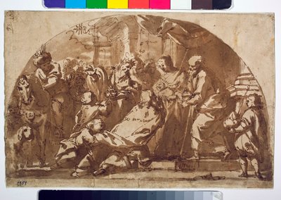 Adoration of the Magi by Orazio de Ferrari