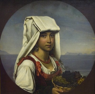 Neapolitan Girl with Fruits, 1831 by Orest Adamovich Kiprensky
