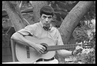 Leonard Nimoy plays guitar by Orlando Suero