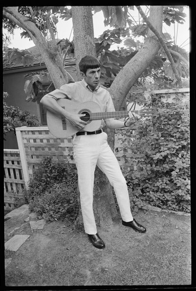 Leonard Nimoy Plays Guitar by Orlando Suero