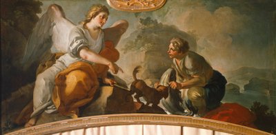 Tobias and Angel by Oronzo Tiso