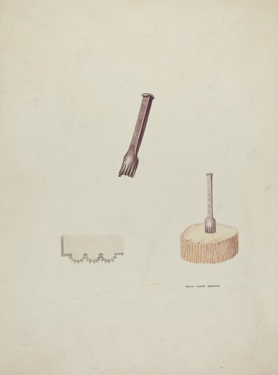 Plinker and Wood Block by Oscar Bluhme