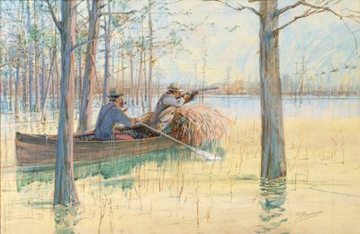 The Duck Hunters by Oscar Edward Berninghaus
