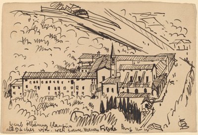 Fiesole, Cloister of S. Domenico by Oscar F. Bluemner