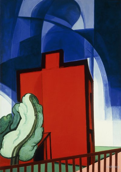 Blue Above by Oscar Florianus Bluemner