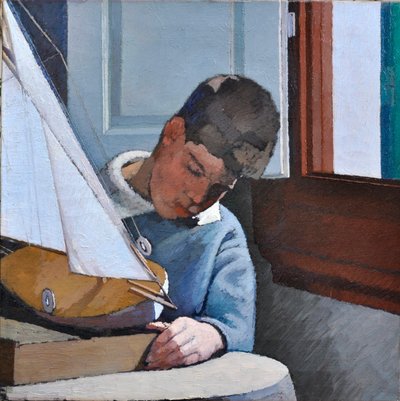 Paolo with the Cutter by Oscar Ghiglia