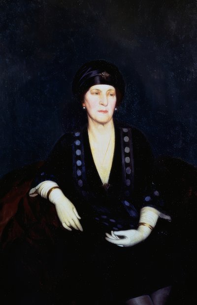 Portrait of Alaide Banti by Oscar Ghiglia