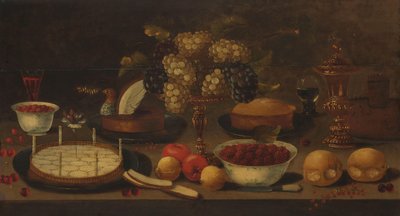 Banquet Still Life by Osias Beert (I) (follower of)