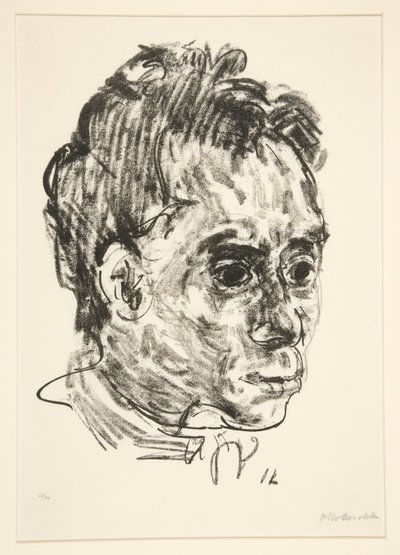 Portrait of Walter Hasenclever by Oskar Kokoschka