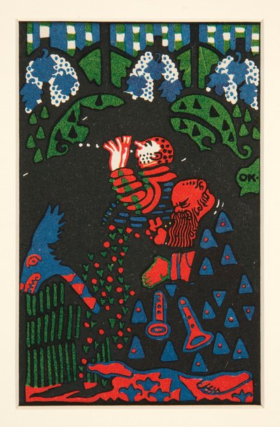 Two Musicians by Oskar Kokoschka