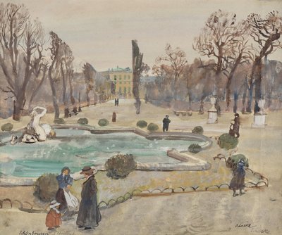 Schönbrunn (Winter) by Oskar Laske
