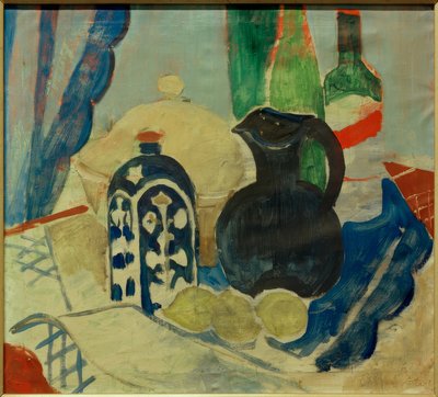 Still Life with Soup Tureen, Southern France by Oskar Moll