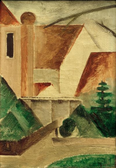 Monastery by Oskar Schlemmer