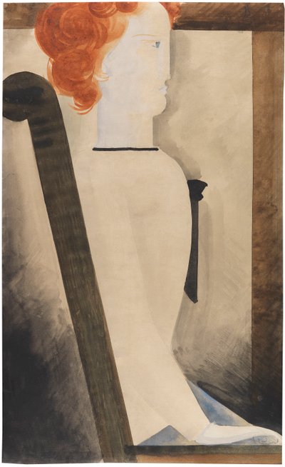 Seated Woman, 1929 by Oskar Schlemmer
