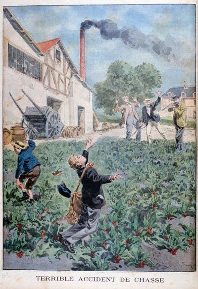 Hunting accident by Oswaldo Tofani