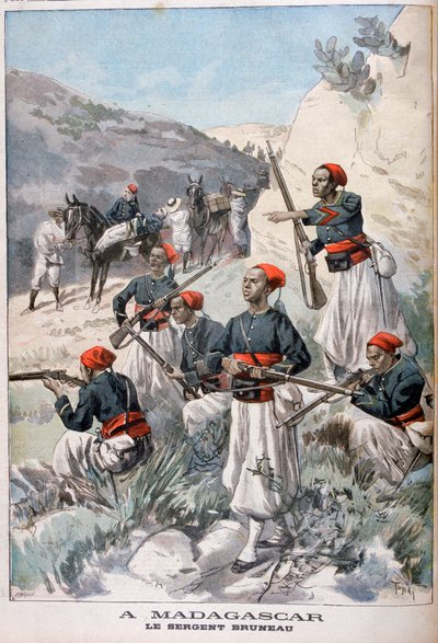 Senegalese Troops, Madagascar by Oswaldo Tofani