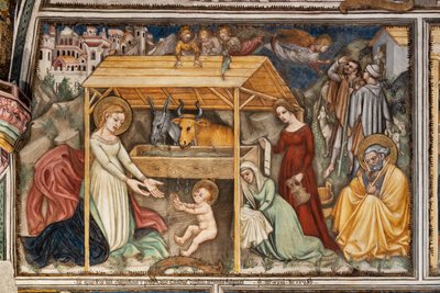 Detail: Nativity by Ottaviano Nelli