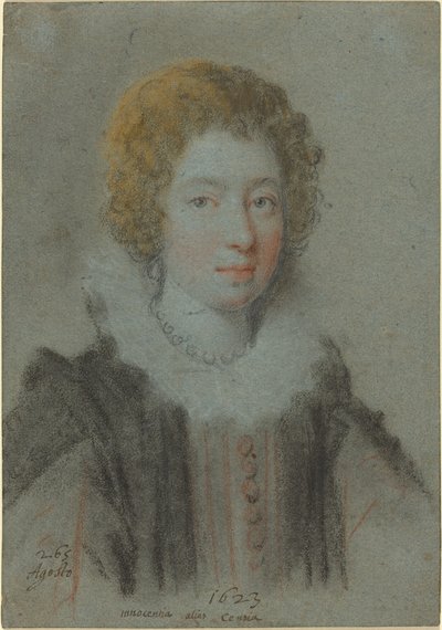 Portrait of a Lady by Ottavio Leoni