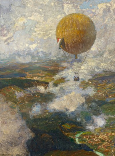 In a Hot Air Balloon Over the Vosges by Otto Antoine
