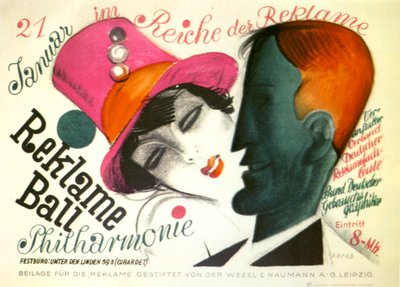 Poster for Reklame Ball by Otto Arpke