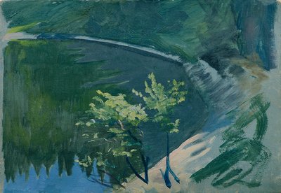 Lake Corner near Berghof by Otto Friedrich