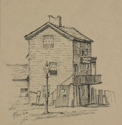 An Old House, Cleveland by Otto H. Bacher
