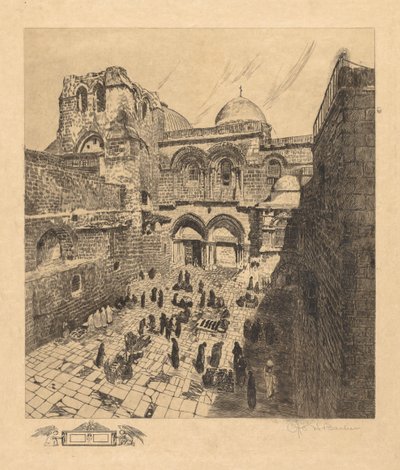 Church of the Holy Sepulchre, Jerusalem by Otto H. Bacher