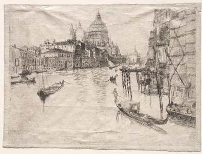 Entrance to the Grand Canal, Venice by Otto H. Bacher