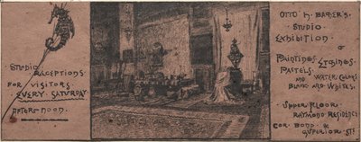 Exhibition Invitation by Otto H. Bacher