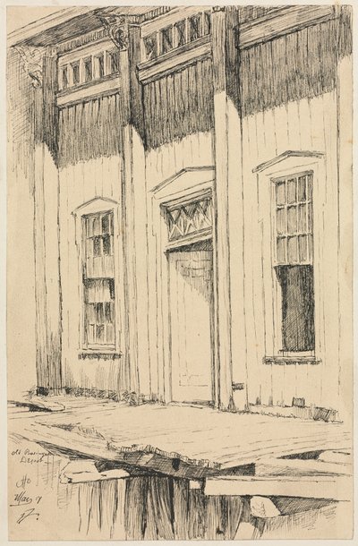 Old Passenger Depot, Cleveland by Otto H. Bacher
