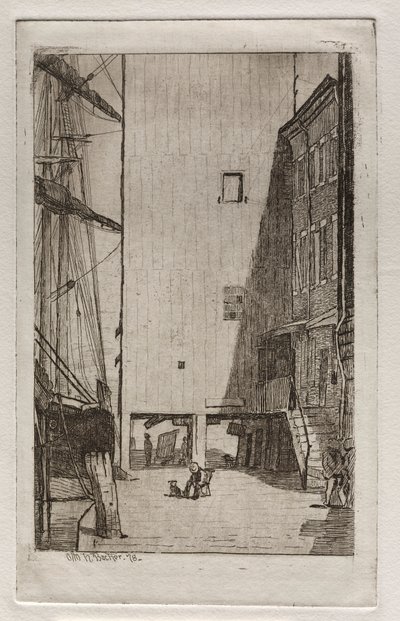 Ship and Elevator by Otto H. Bacher