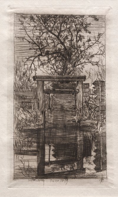 The Lock, Schleissheim by Otto H. Bacher