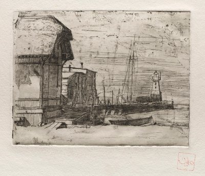 West Pier 1878 by Otto H. Bacher