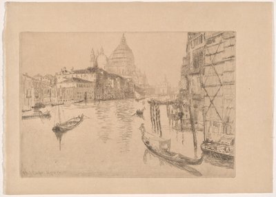Entrance to the Grand Canal by Otto Henry Bacher