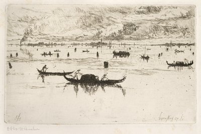 Venetian Lagoon by Otto Henry Bacher