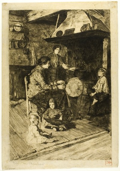 The Lace Maker by Otto Henry Bacher