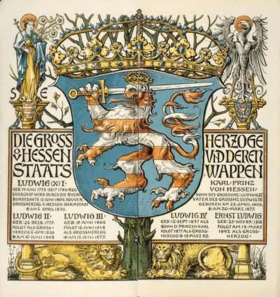 The Grand Dukes of Hesse and Their State Coat of Arms by Otto Hupp