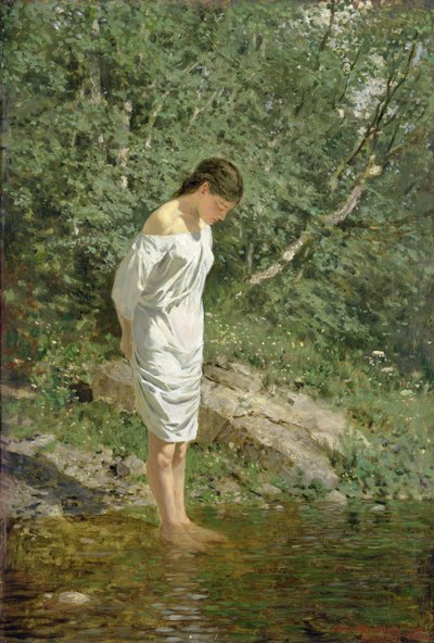 Anna by the Water by Otto Ludvig Sinding