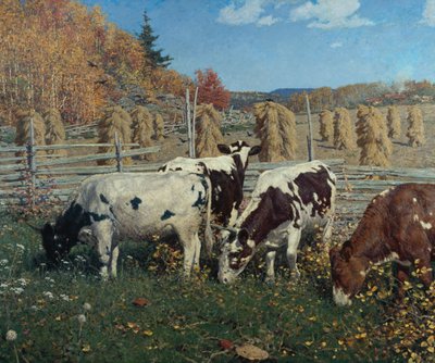 Autumn Morning by Otto Ludvig Sinding