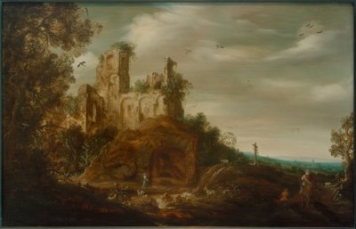 Landscape by Otto Marseus  van Schrieck