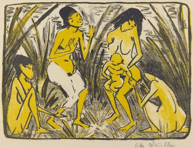 Finding of Moses by Otto Müller