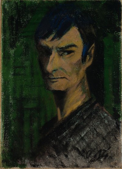 Self-Portrait from the Left by Otto Mueller
